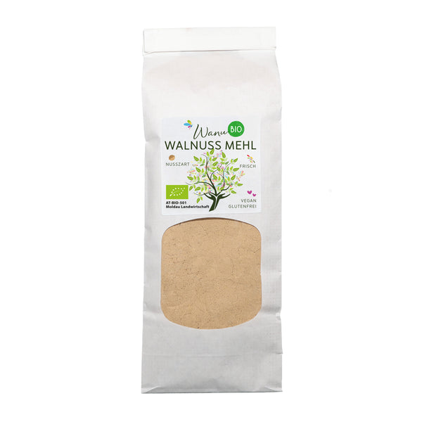 500 g Bio Walnuss-Protein-Pulver / Walnuss-Mehl